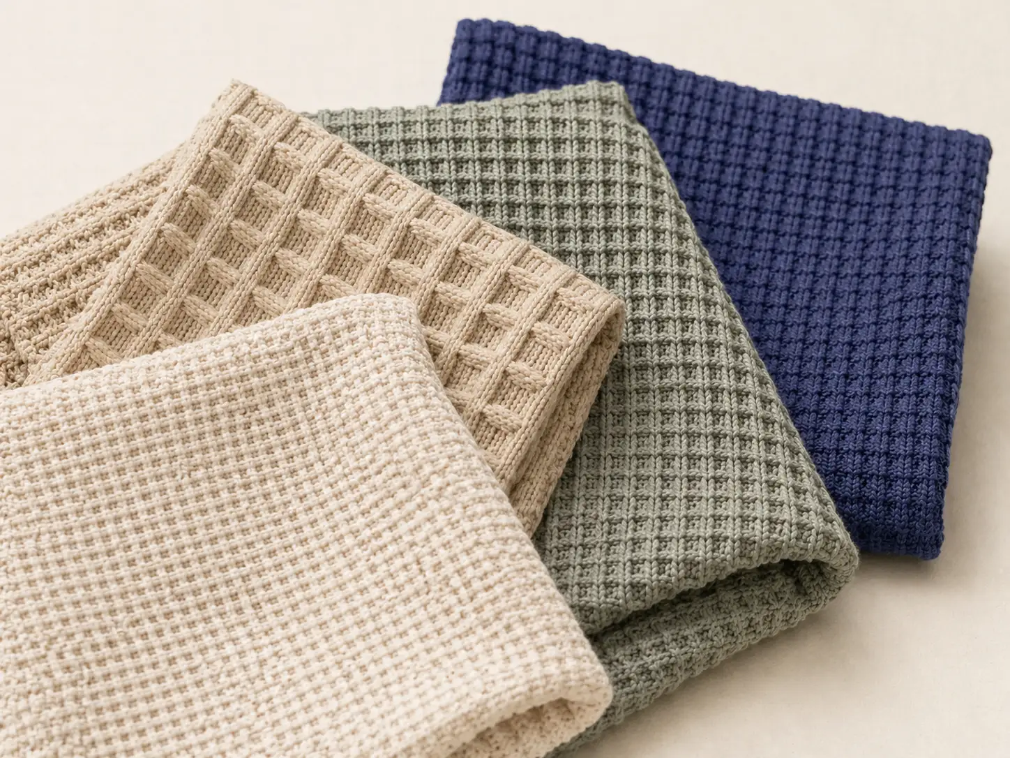 Waffle fabric available in multiple specifications